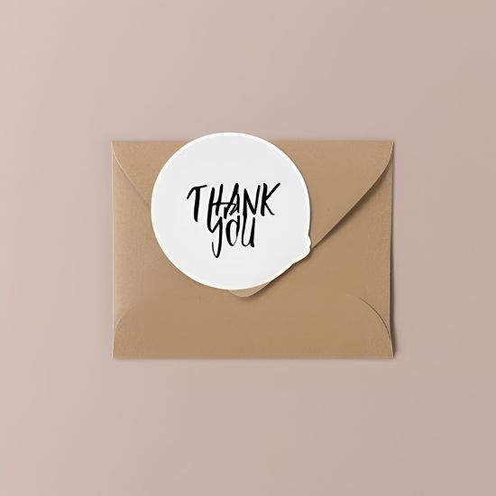 Stiker Thank You Bulat