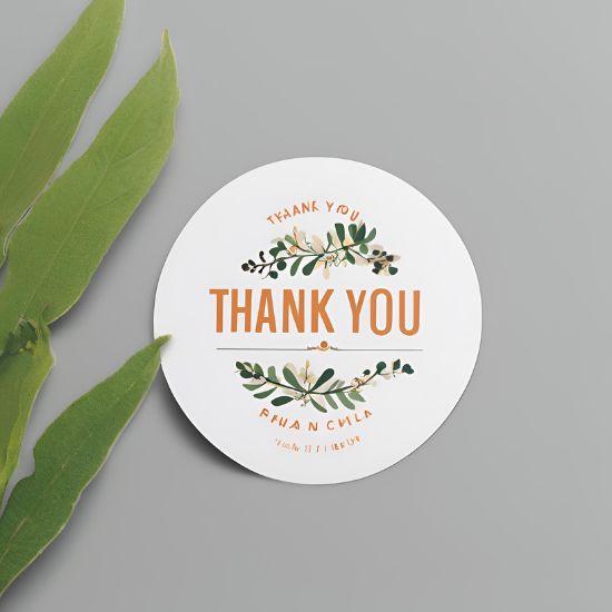 Desain Sticker Thank You