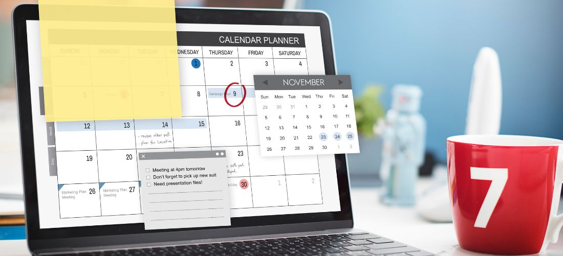 Kalender Meja Custom