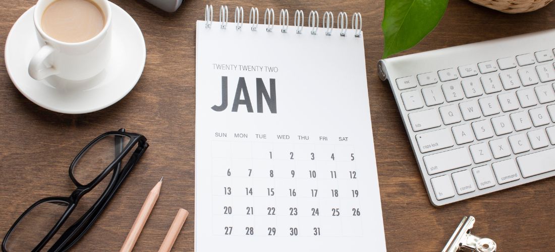 Kalender Duduk Custom
