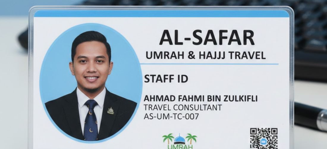 Id Card Custom Untuk Travel Umroh 